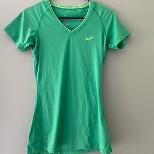 Green Nike Pro Fitted Tank!
